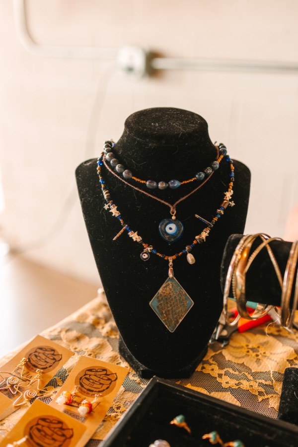 Layered necklaces